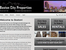 Tablet Screenshot of bostoncityproperties.com